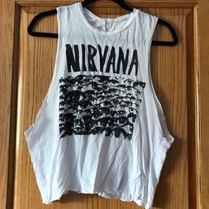 Nirvana Brandy Melville muscle tee